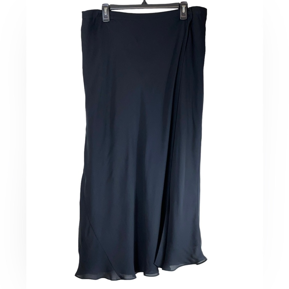 INC International Concepts silk wrap skirt. Size 16W EUC #C2279 - Picture 3 of 6